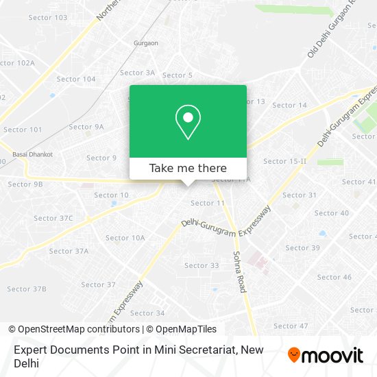 Expert Documents Point in Mini Secretariat map