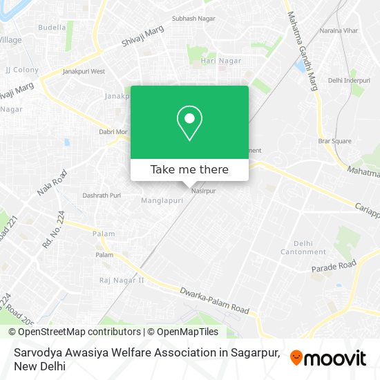 Sarvodya Awasiya Welfare Association in Sagarpur map