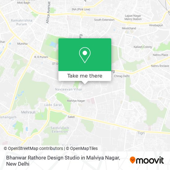 Bhanwar Rathore Design Studio in Malviya Nagar map