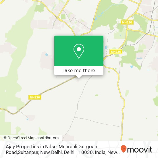 Ajay Properties in Ndse, Mehrauli Gurgoan Road,Sultanpur, New Delhi, Delhi 110030, India map