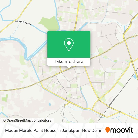 Madan Marble Paint House in Janakpuri map