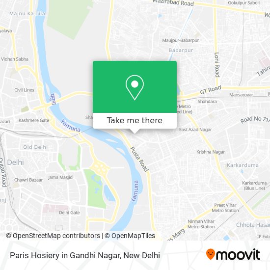 Paris Hosiery in Gandhi Nagar map