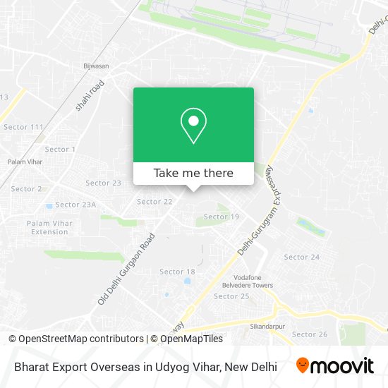 Bharat Export Overseas in Udyog Vihar map