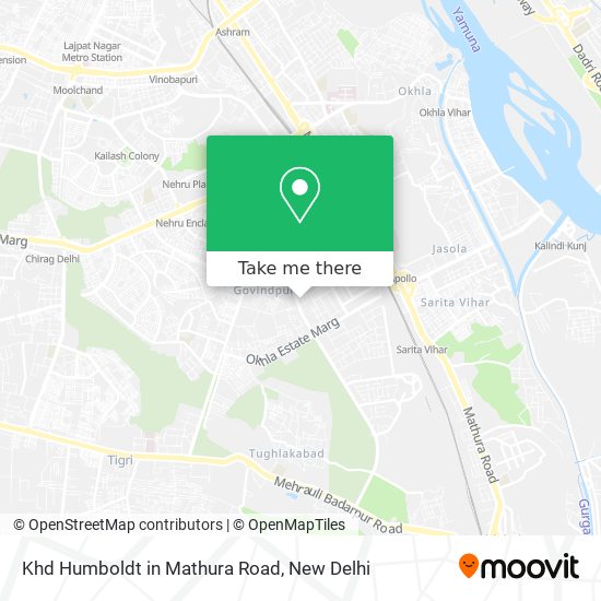 Khd Humboldt in Mathura Road map
