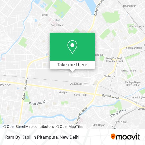 Ram By Kapil in Pitampura map