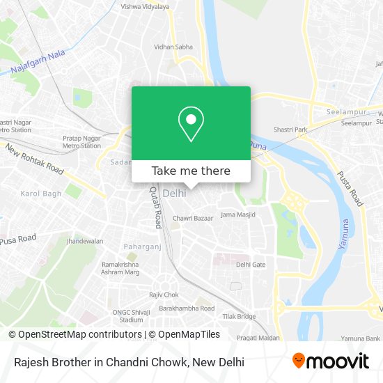 Rajesh Brother in Chandni Chowk map