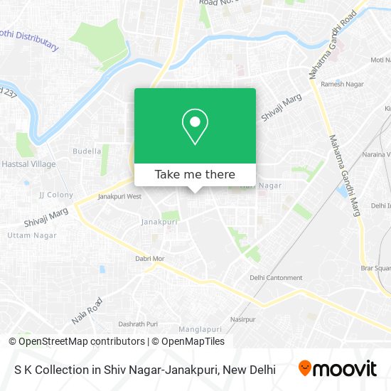 S K Collection in Shiv Nagar-Janakpuri map