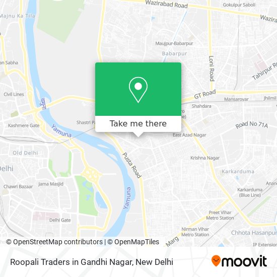 Roopali Traders in Gandhi Nagar map