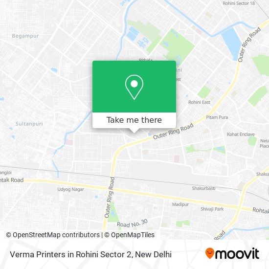 Verma Printers in Rohini Sector 2 map