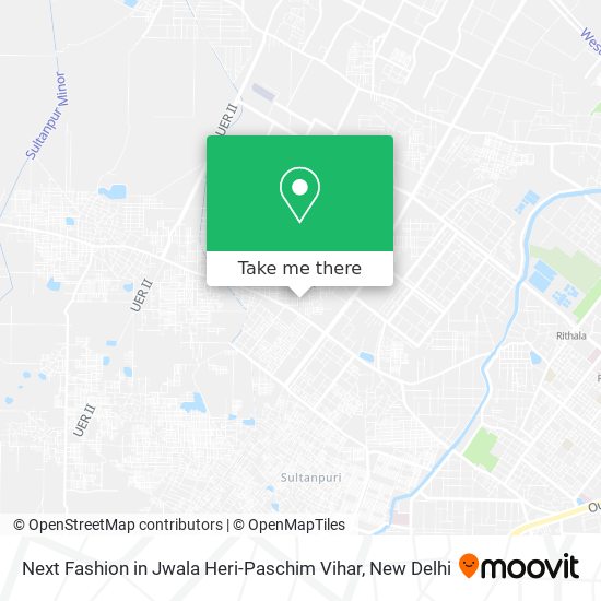 Next Fashion in Jwala Heri-Paschim Vihar map