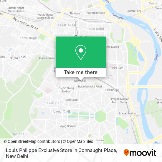 Louis Philippe Exclusive Store in Connaught Place map