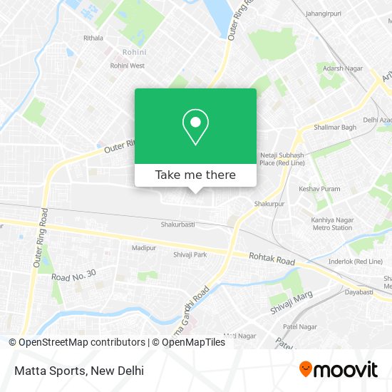 Matta Sports map