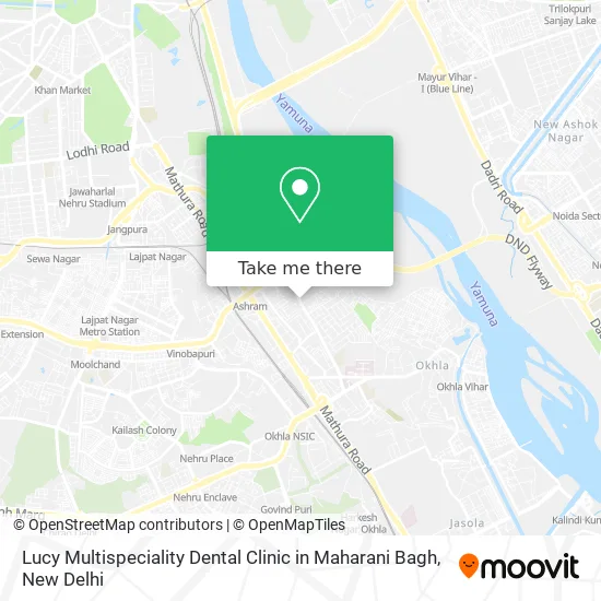 Lucy Multispeciality Dental Clinic in Maharani Bagh map