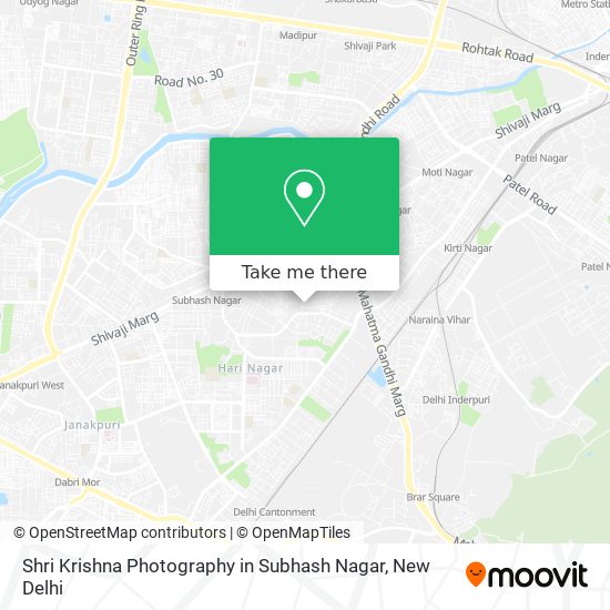 Shri Krishna Photography in Subhash Nagar map