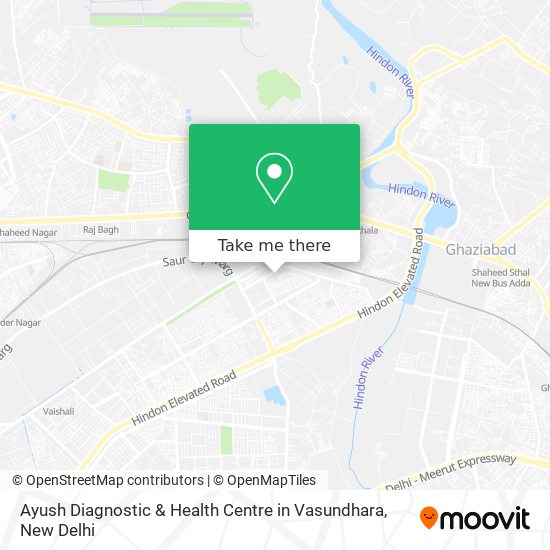 Ayush Diagnostic & Health Centre in Vasundhara map