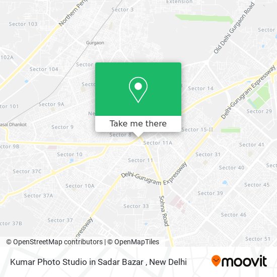Kumar Photo Studio in Sadar Bazar map