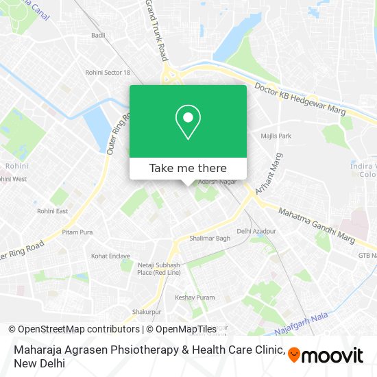 Maharaja Agrasen Phsiotherapy & Health Care Clinic map