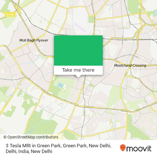 3 Tesla MRI in Green Park, Green Park, New Delhi, Delhi, India map