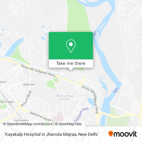Kayakalp Hospital in Jharoda Majraa map
