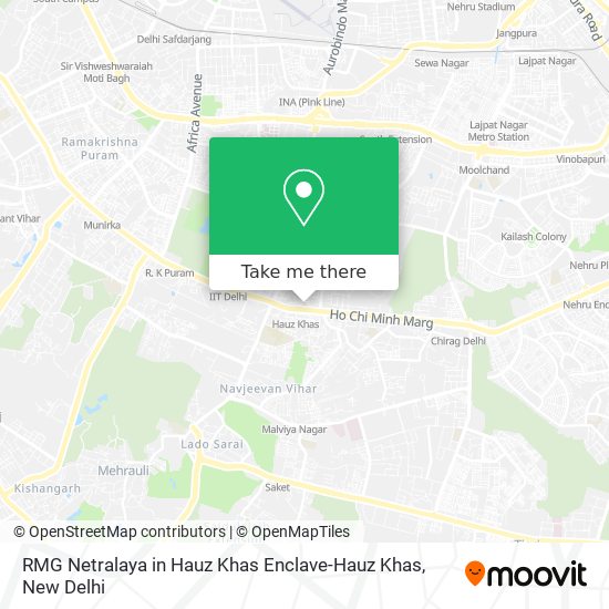 RMG Netralaya in Hauz Khas Enclave-Hauz Khas map