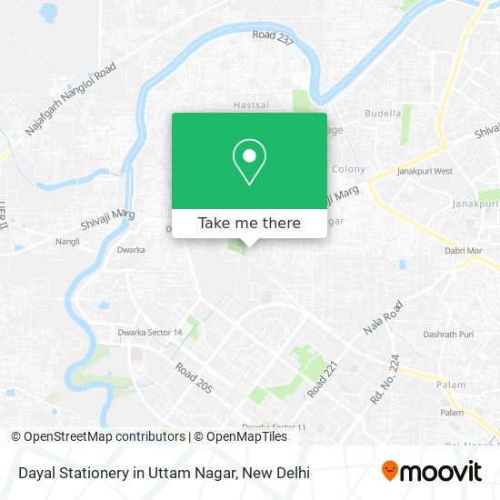 Dayal Stationery in Uttam Nagar map