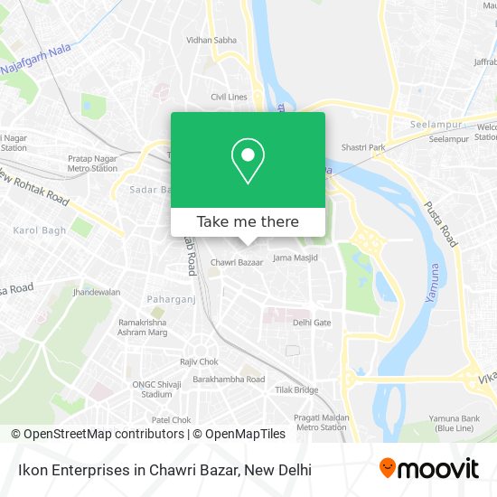 Ikon Enterprises in Chawri Bazar map