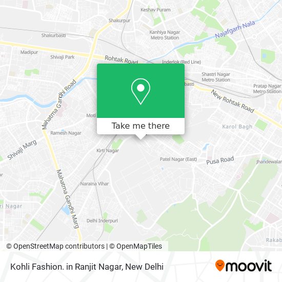 Kohli Fashion. in Ranjit Nagar map