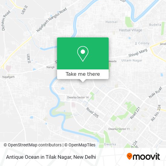Antique Ocean in Tilak Nagar map
