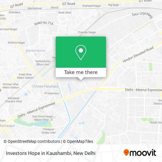 Investors Hope in Kaushambi map