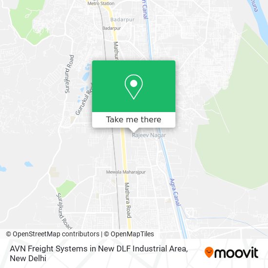 AVN Freight Systems in New DLF Industrial Area map