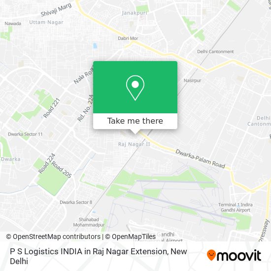 P S Logistics INDIA in Raj Nagar Extension map
