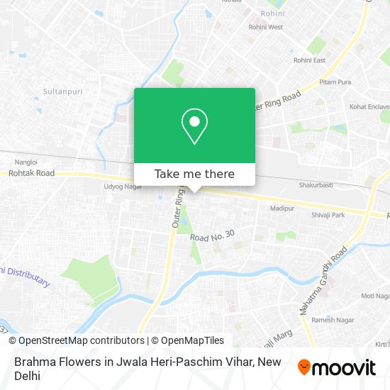 Brahma Flowers in Jwala Heri-Paschim Vihar map