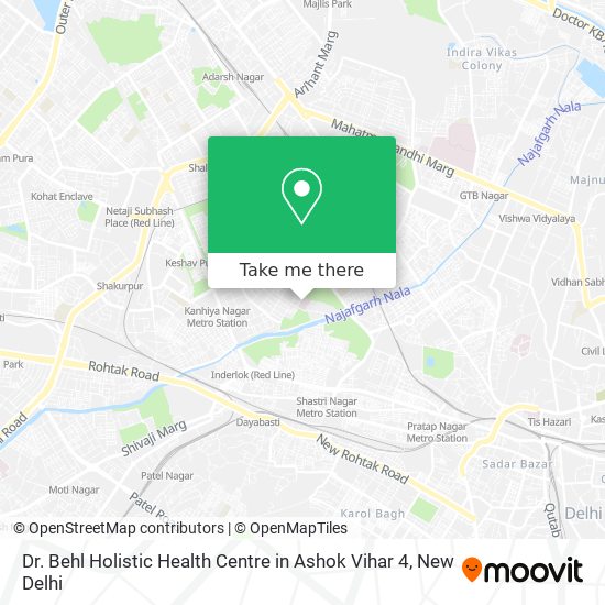 Dr. Behl Holistic Health Centre in Ashok Vihar 4 map