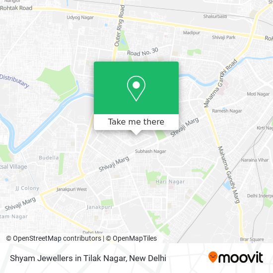 Shyam Jewellers in Tilak Nagar map