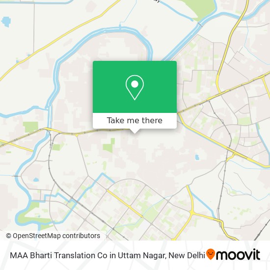 MAA Bharti Translation Co in Uttam Nagar map