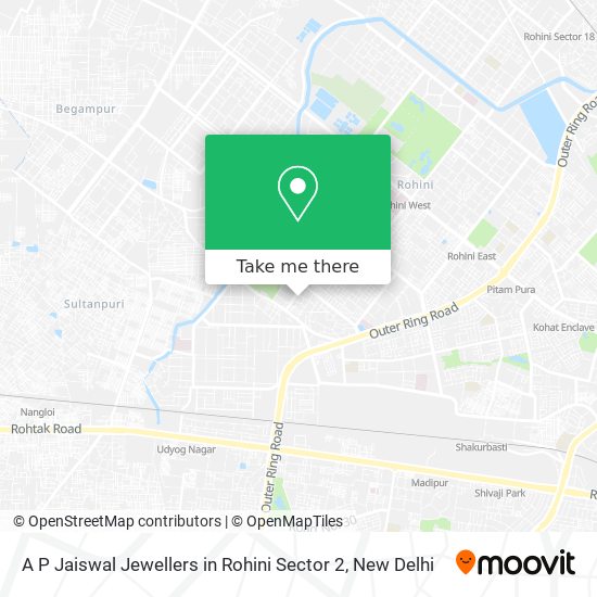 A P Jaiswal Jewellers in Rohini Sector 2 map