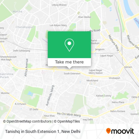Tanishq in South Extension 1 map