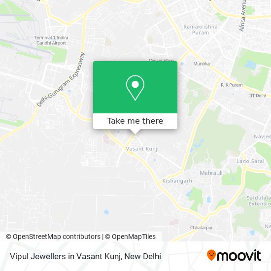 Vipul Jewellers in Vasant Kunj map