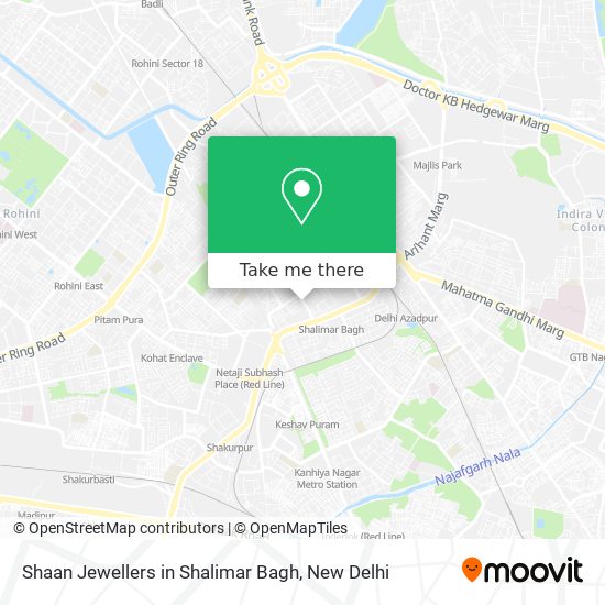 Shaan Jewellers in Shalimar Bagh map