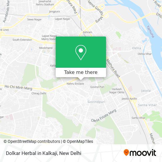 Dolkar Herbal in Kalkaji map