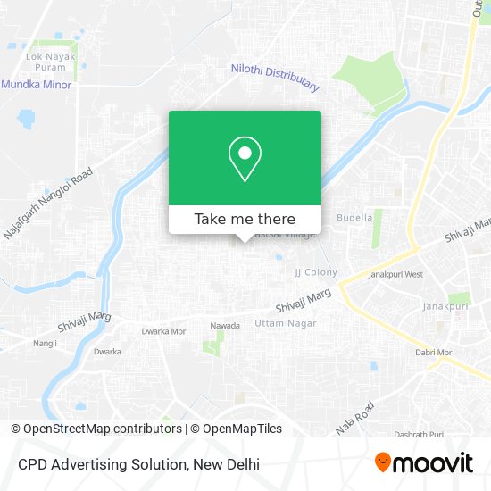 CPD Advertising Solution map