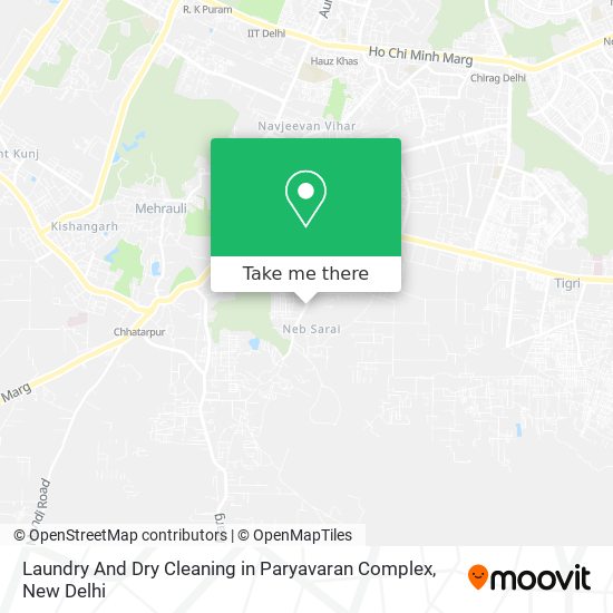 Laundry And Dry Cleaning in Paryavaran Complex map