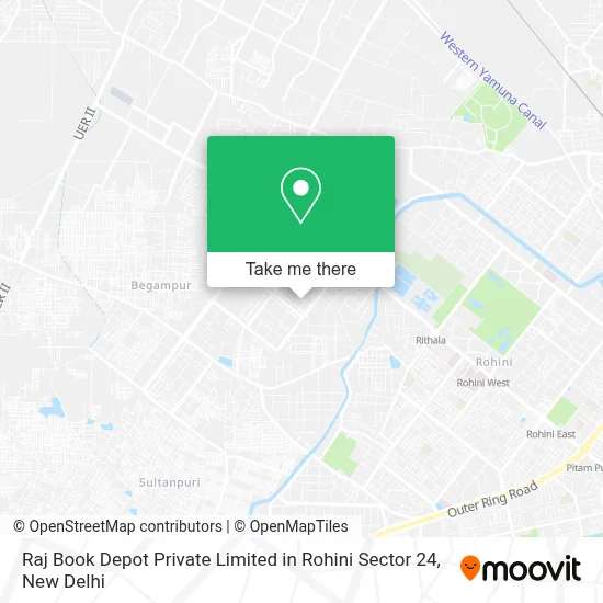 Raj Book Depot Pvt Ltd in Rohini Sector 24 map