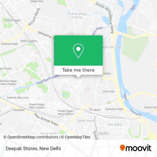 Deepak Stores map