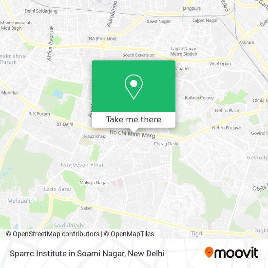 Sparrc Institute in Soami Nagar map