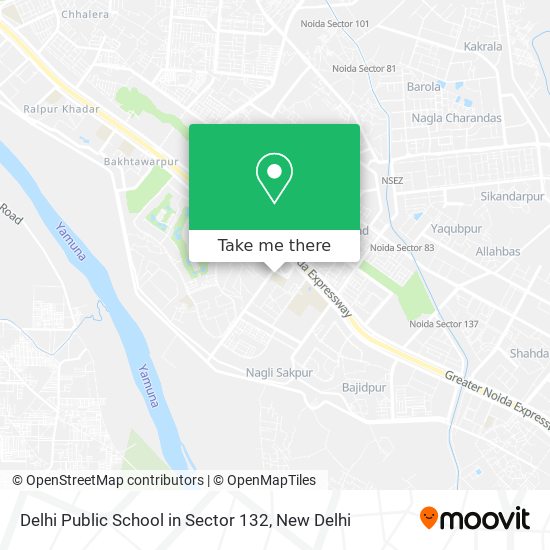 Delhi Public School in Sector 132 map