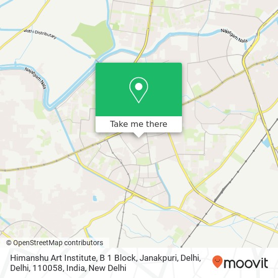 Himanshu Art Institute, B 1 Block, Janakpuri, Delhi, Delhi, 110058, India map