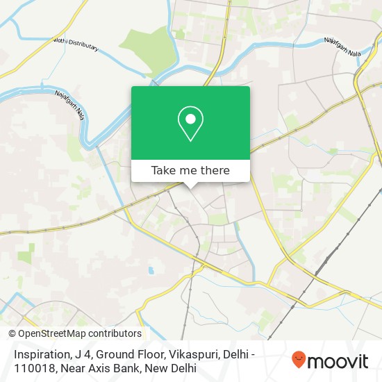 Inspiration, J 4, Ground Floor, Vikaspuri, Delhi - 110018, Near Axis Bank map