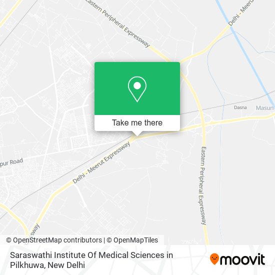 Saraswathi Institute Of Medical Sciences in Pilkhuwa map