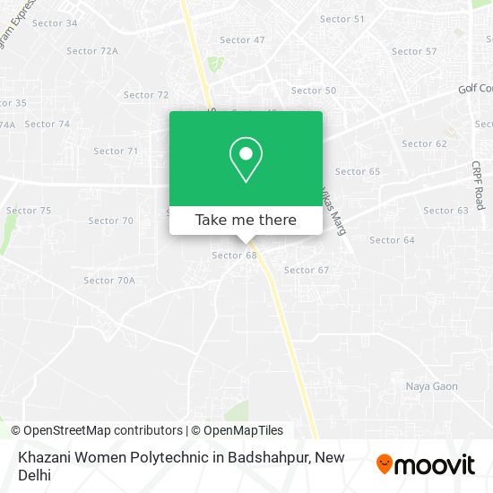 Khazani Women Polytechnic in Badshahpur map